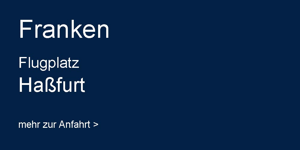 Startplatz Helikopter Rundflug Haßfurt Hubschrauber Bayern Franken