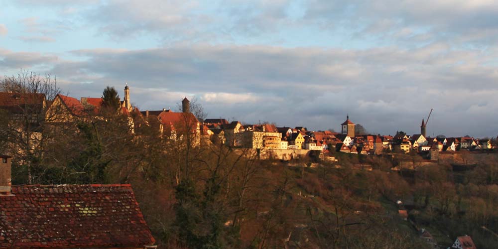 Rothenburg odt Heli Rundflug Rothenburg ob der Tauber